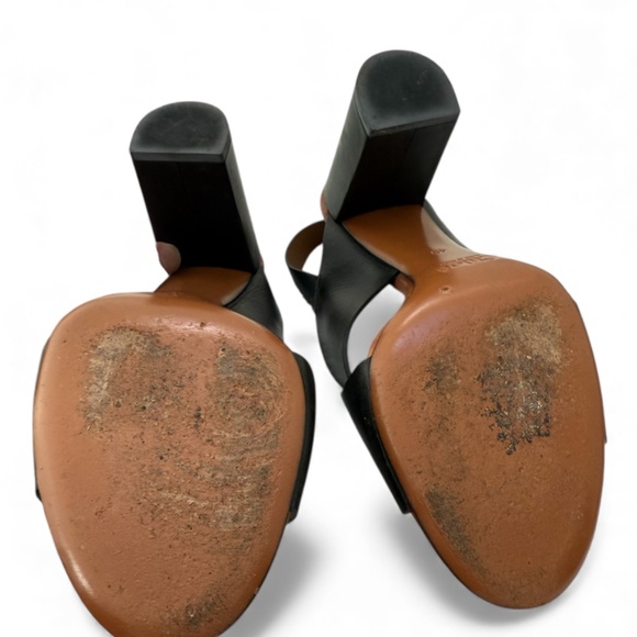 Chloe Criss Cross Black Sandals -size 40 (9.5-10) - Picture 3 of 6